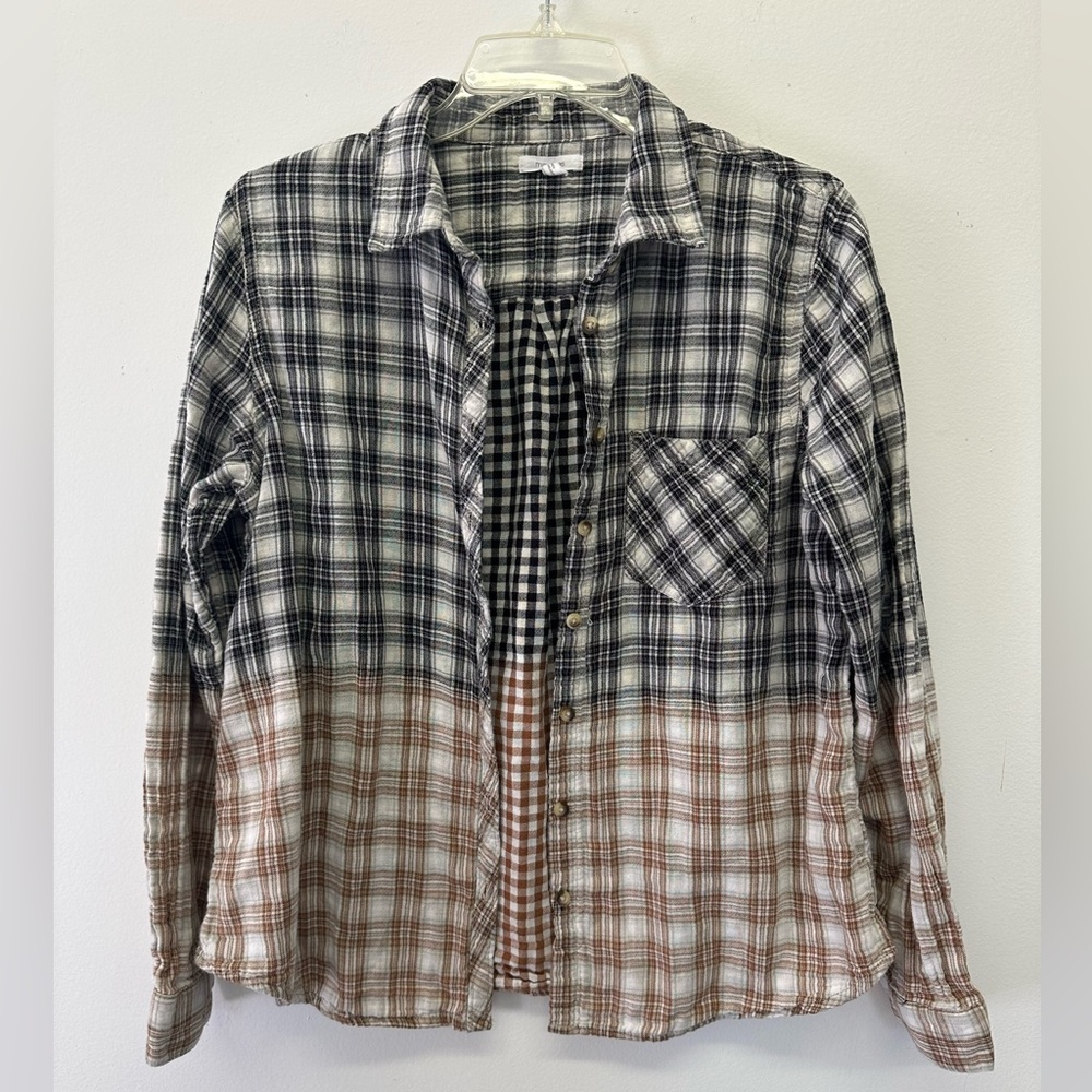 Maurices Multicolor Plaid Casual Shirt